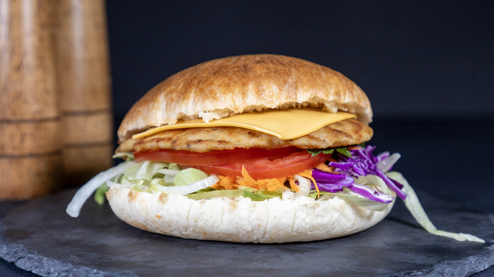 Cheeseburger pui/vita (260g)